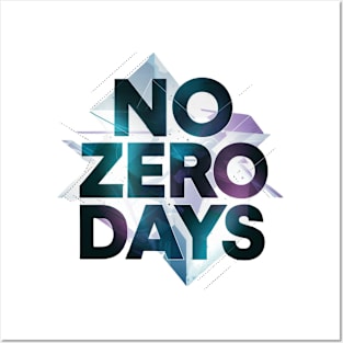 No Zero Days Motivational Inspirational Dedication Self Improvement Empowering Empowerment Mental Health Posters and Art